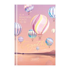 Ежедневник А4 136л., кожзам, OfficeSpace 